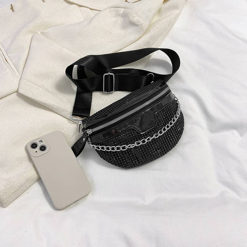 Single-shoulder crossbody casual waist bag