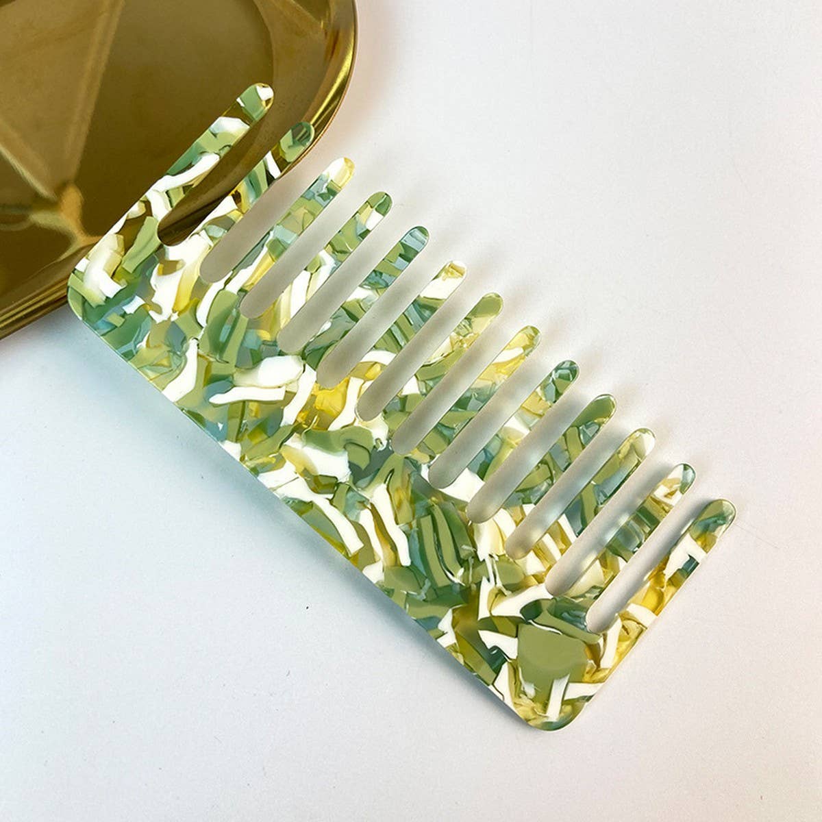 Tortoiseshell Acetate Comb Vintage Anti-Static