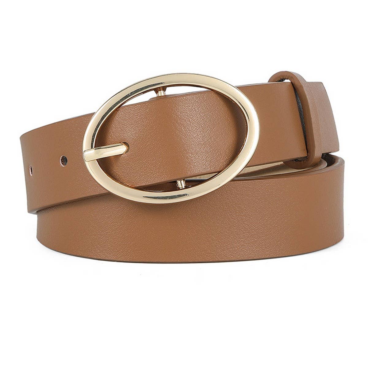 ROUND PIN BUCKLE HIGH-END VERSATILE BELT_CWABE0614