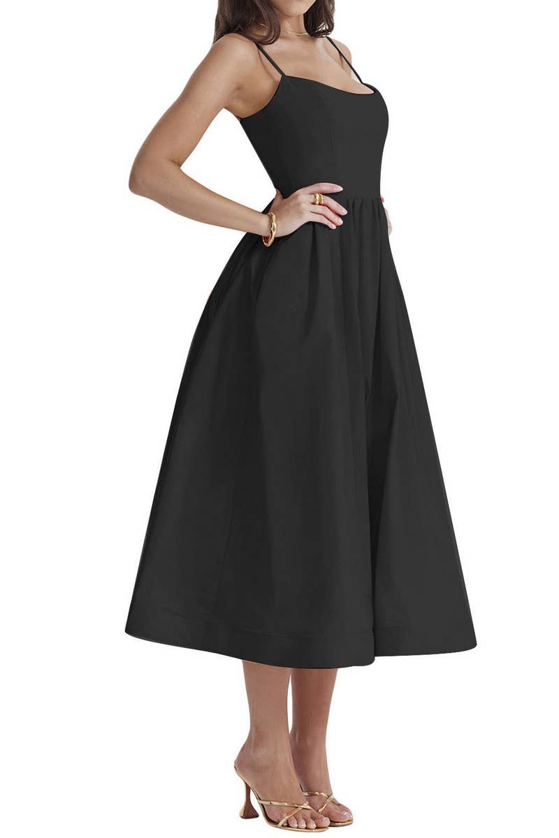 CWDMD5938_SLIM FIT BACKLESS SPAGHETTI STRAP MAXI DRESS