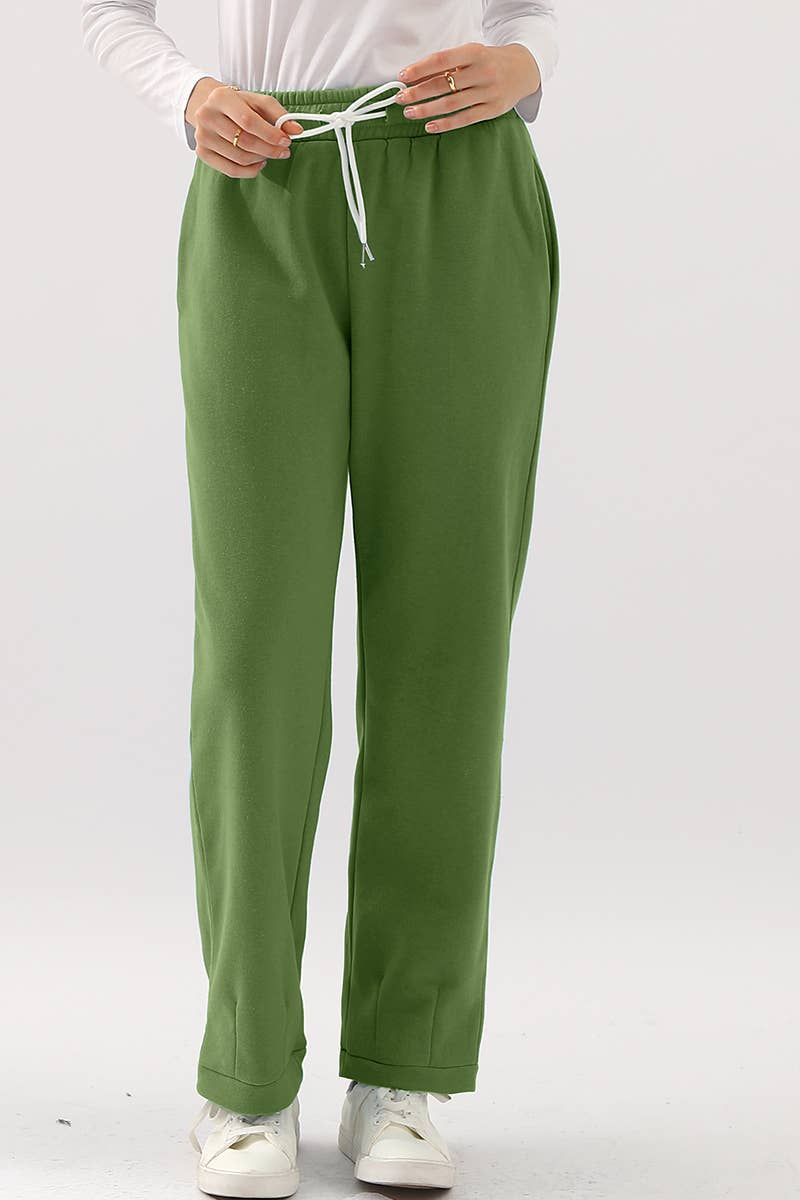 WOMEN SLIM STRAIGHT PANTS_CWBLP391