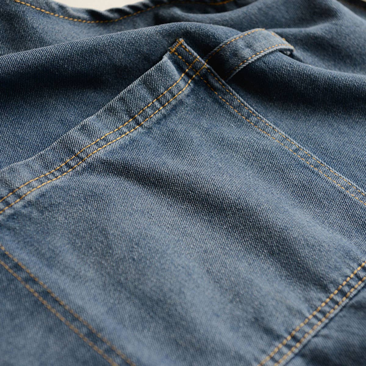 Cotton canvas denim Aprons with pockets vintage