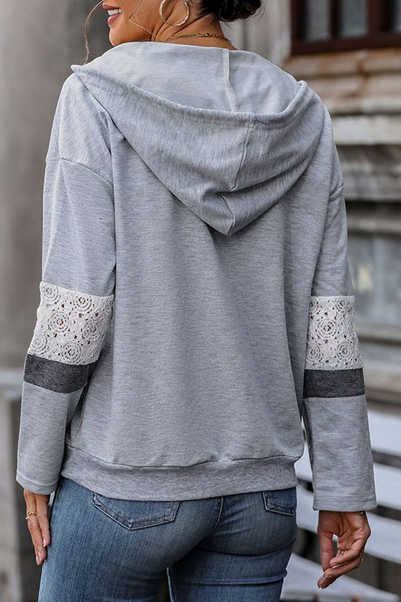 WOMEN LONG SLEEVED BAGGY HOODIE_CWOHOL0504