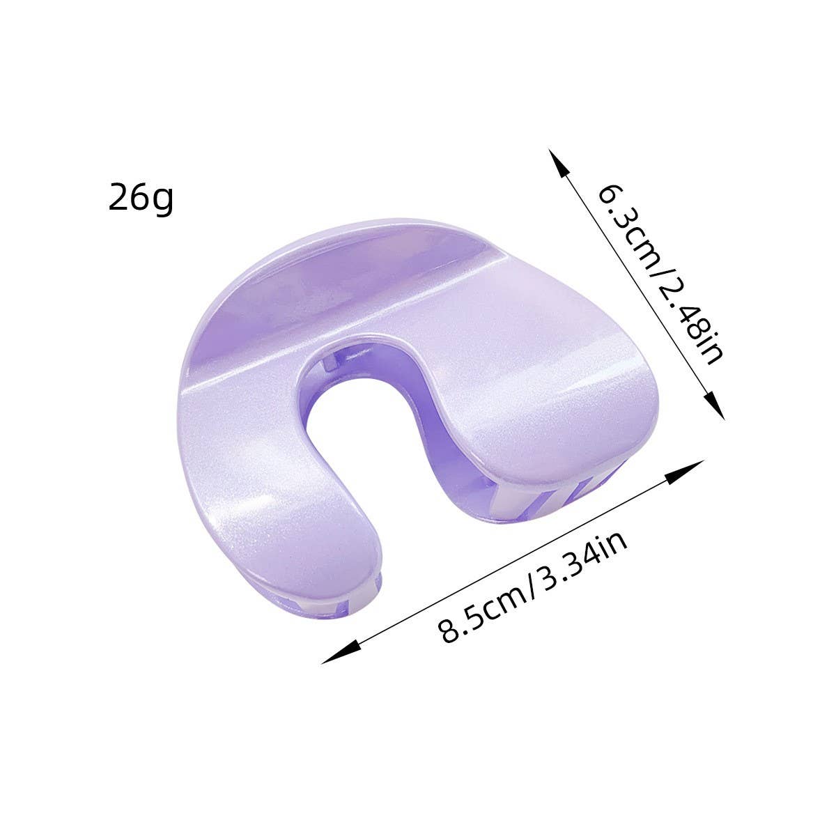 CANDY COLOR ARCHED FASHIONABLE AND GENTLE HAIRPIN_CWAHA1484