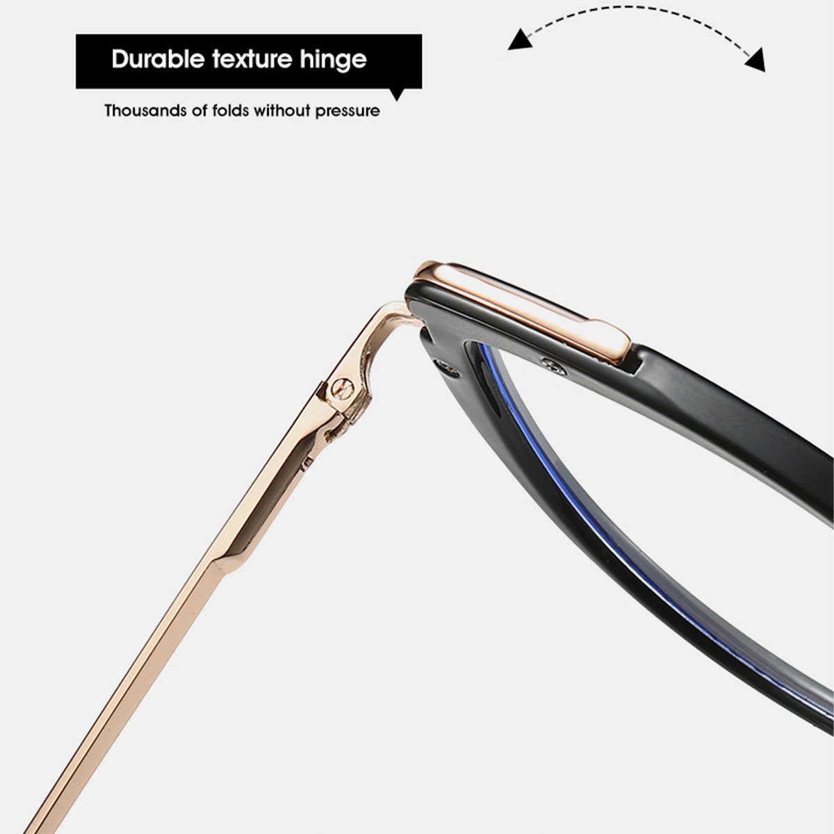 CAT-EYE TR FRAME TEMPLES BLUE LIGHT FLAT GLASSES_CWASG0275