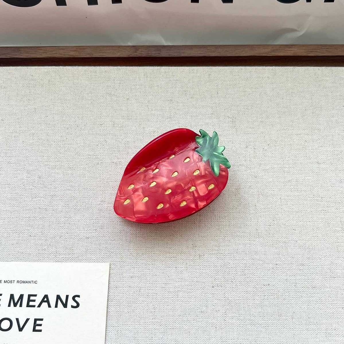 Fruit Series Acetate Hair Clips with Shark Design