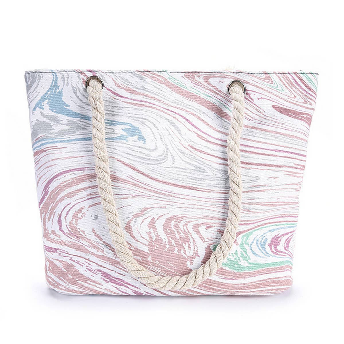 SIMPLE WHITE PAINTED PRINTED SHOULDER BAG_CUAB0230