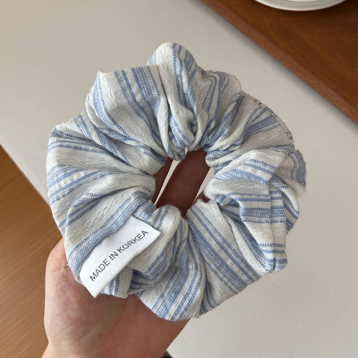 FRESH STRIPED COLON HAIR SCRUNCHIES