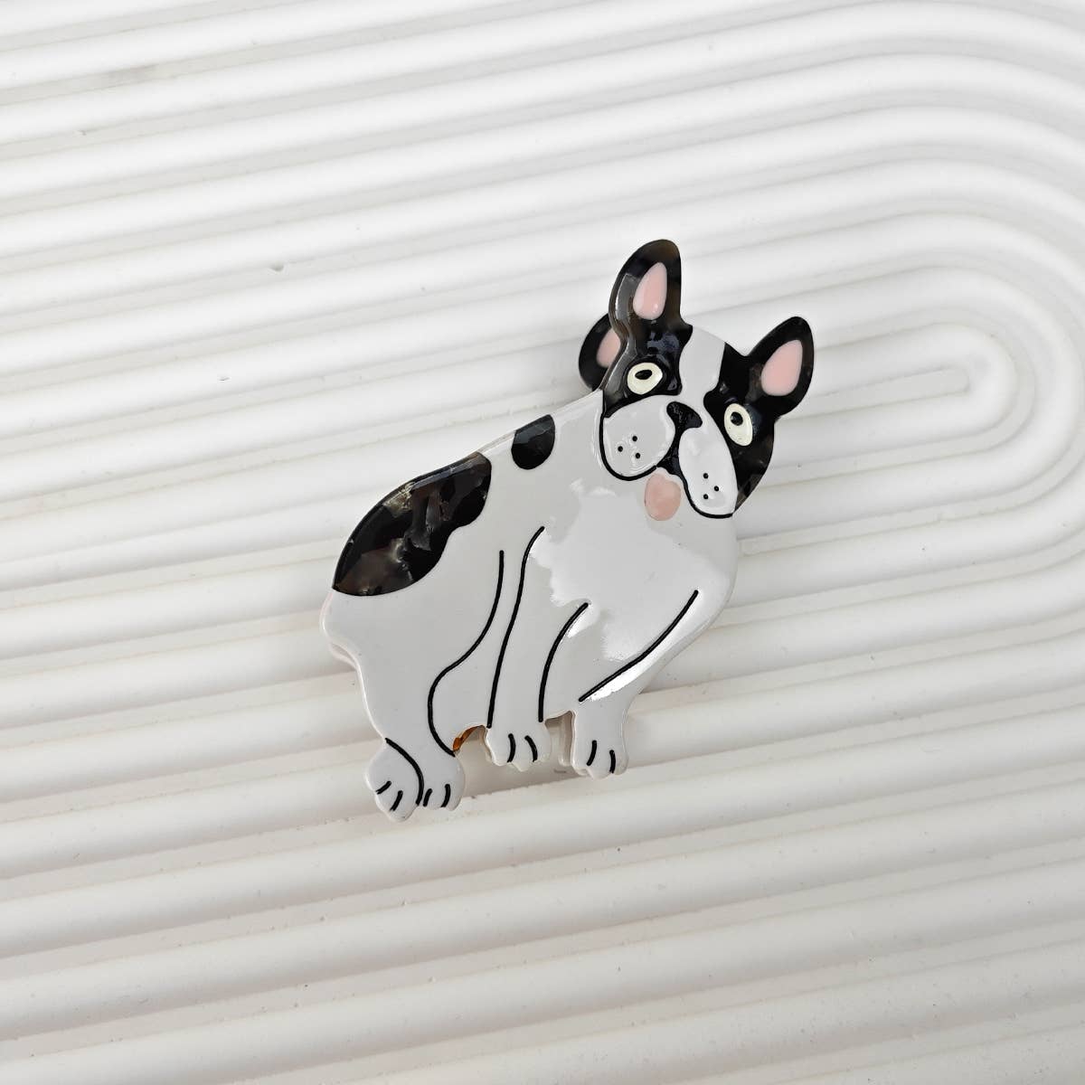 Cartoon Corgi Hair Claw Clip, Acetate Material_CWAHA6433