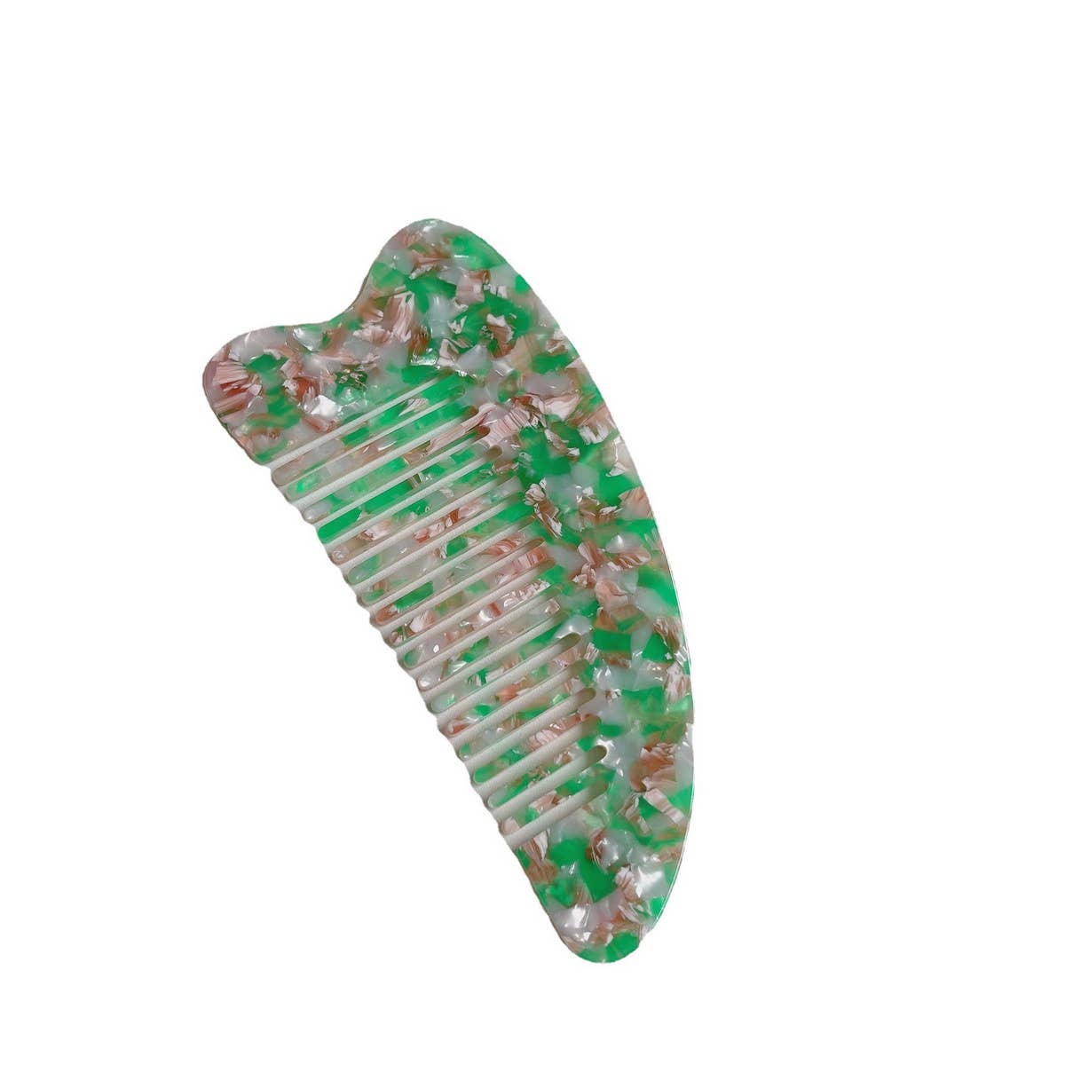 FASHIONABLE HEART LARGE FINE TOOTH HAIR COMB