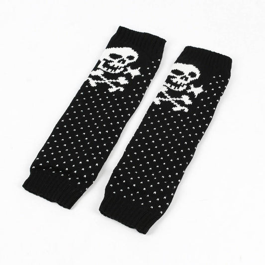 CWMS02683_HALLOWEEN  KNIT BOOT CUFFS LEG WARMERS