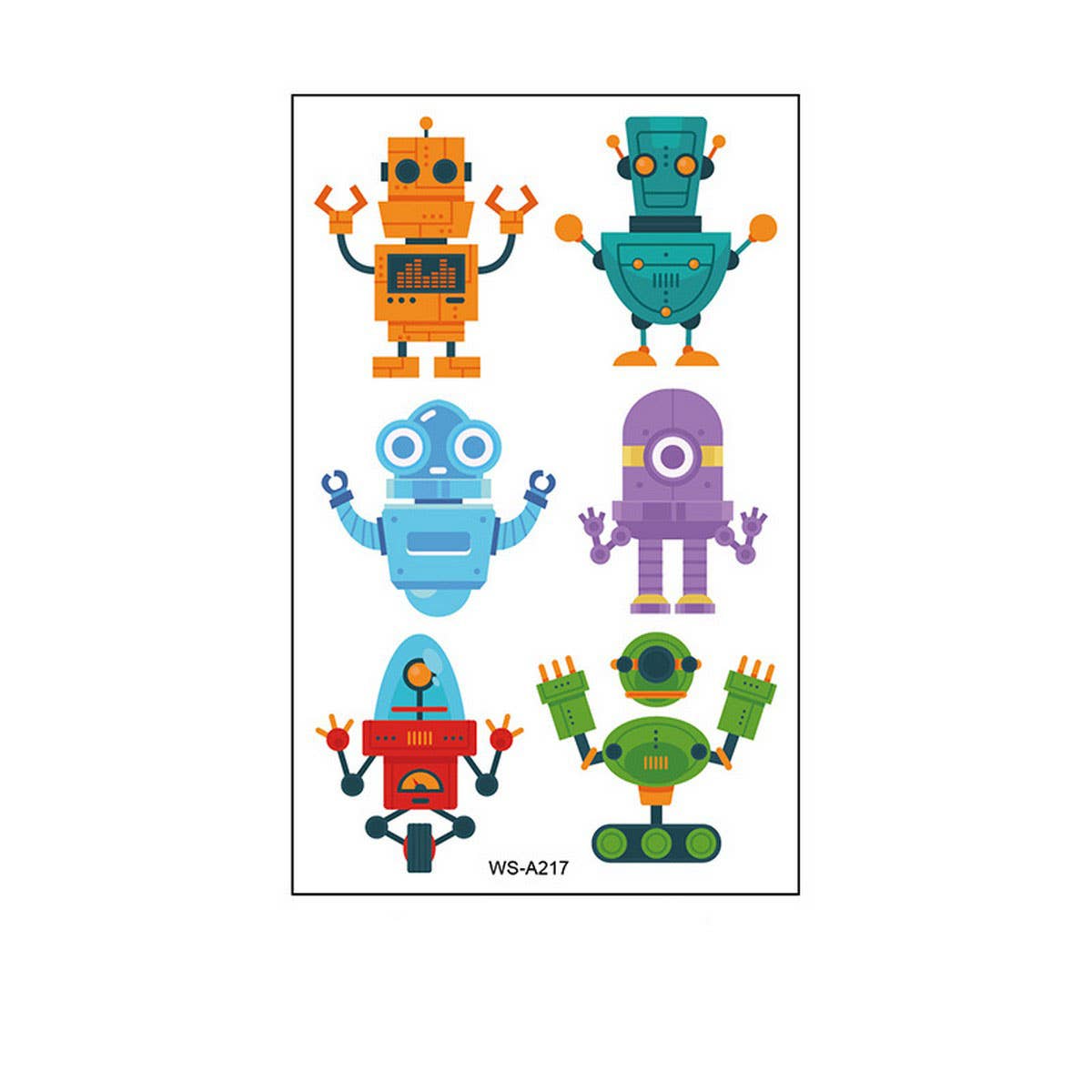 Cute Waterproof Temporary Tattoo Stickers Set