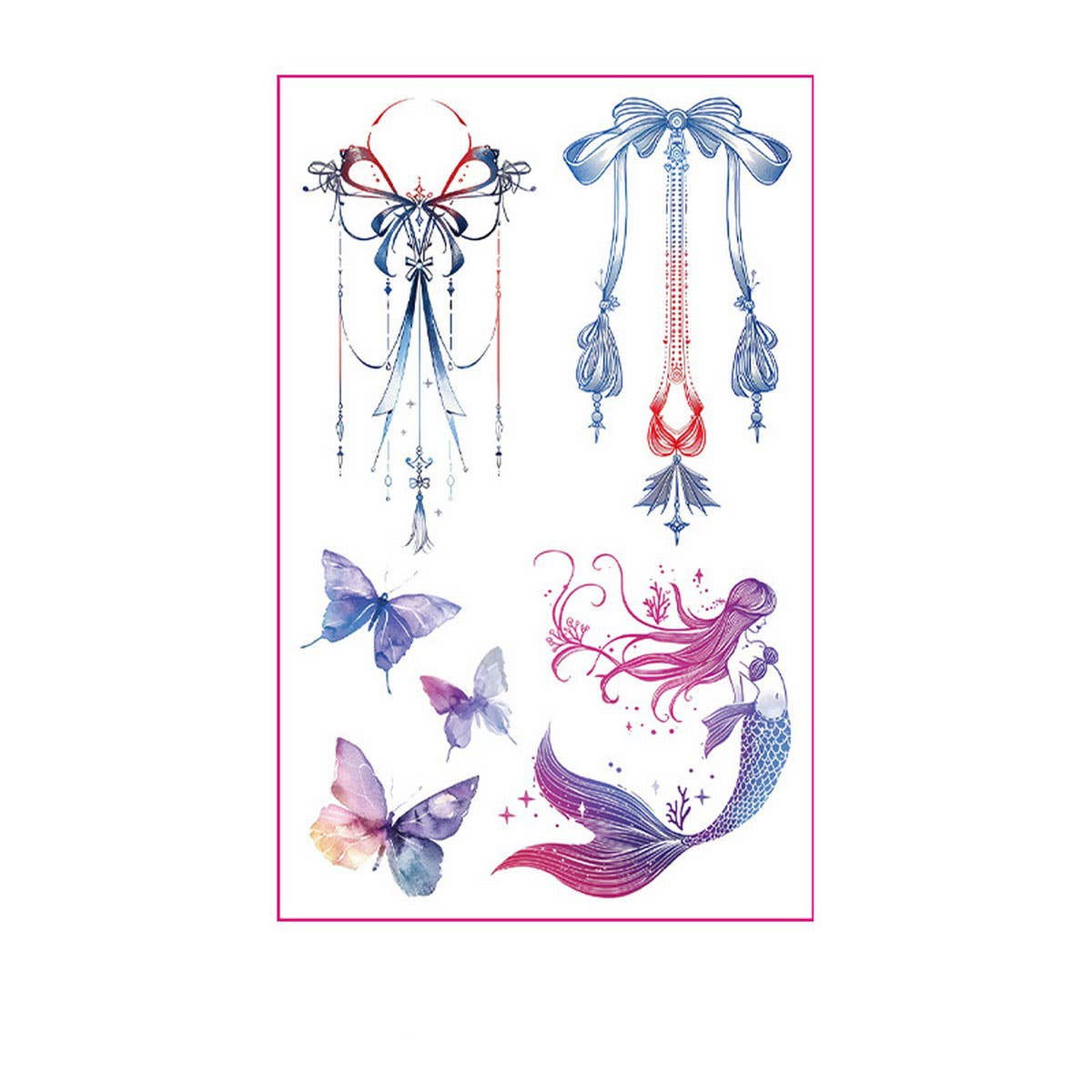 Butterfly Tattoo Stickers for Girls ??Party Fun_CWMM8375