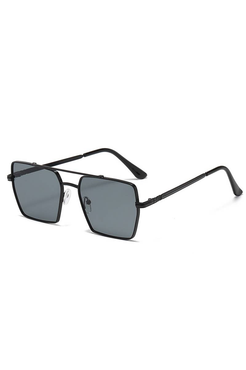 FLAT TOP FRAME SQUARE SUNGLASSES