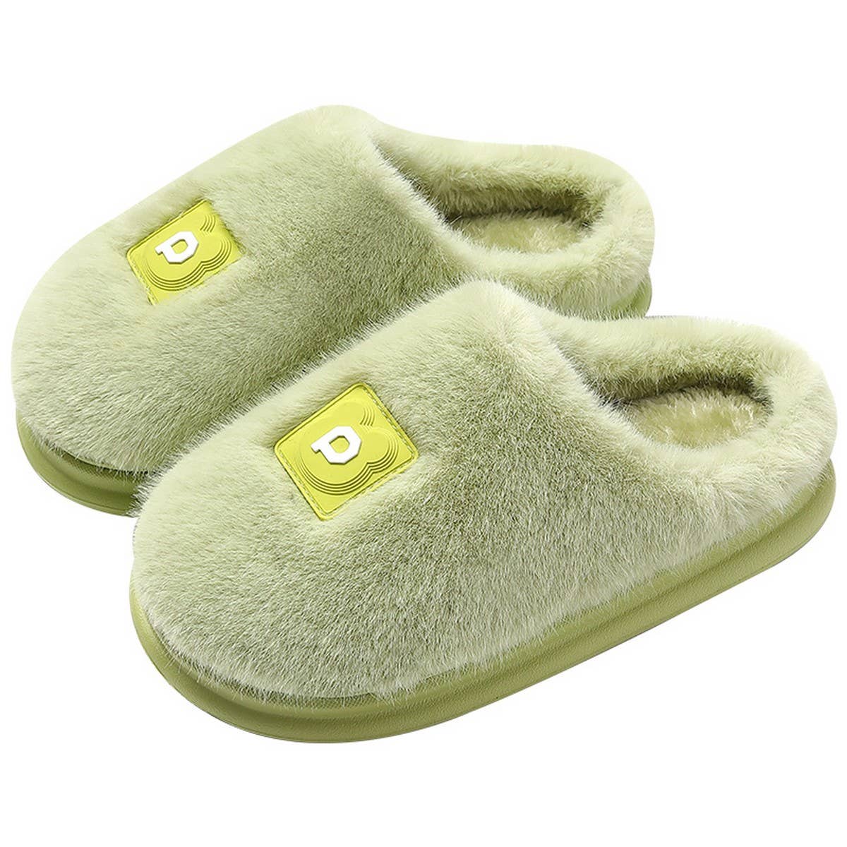 MINIMALIST WARM COMFY FLUFFY BEDROOM SLIPPERS