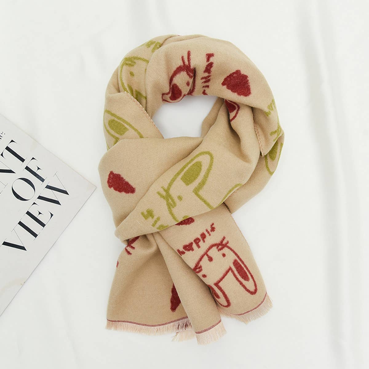 CHILDREN WINDPROOF WARM SHAWL SCARF