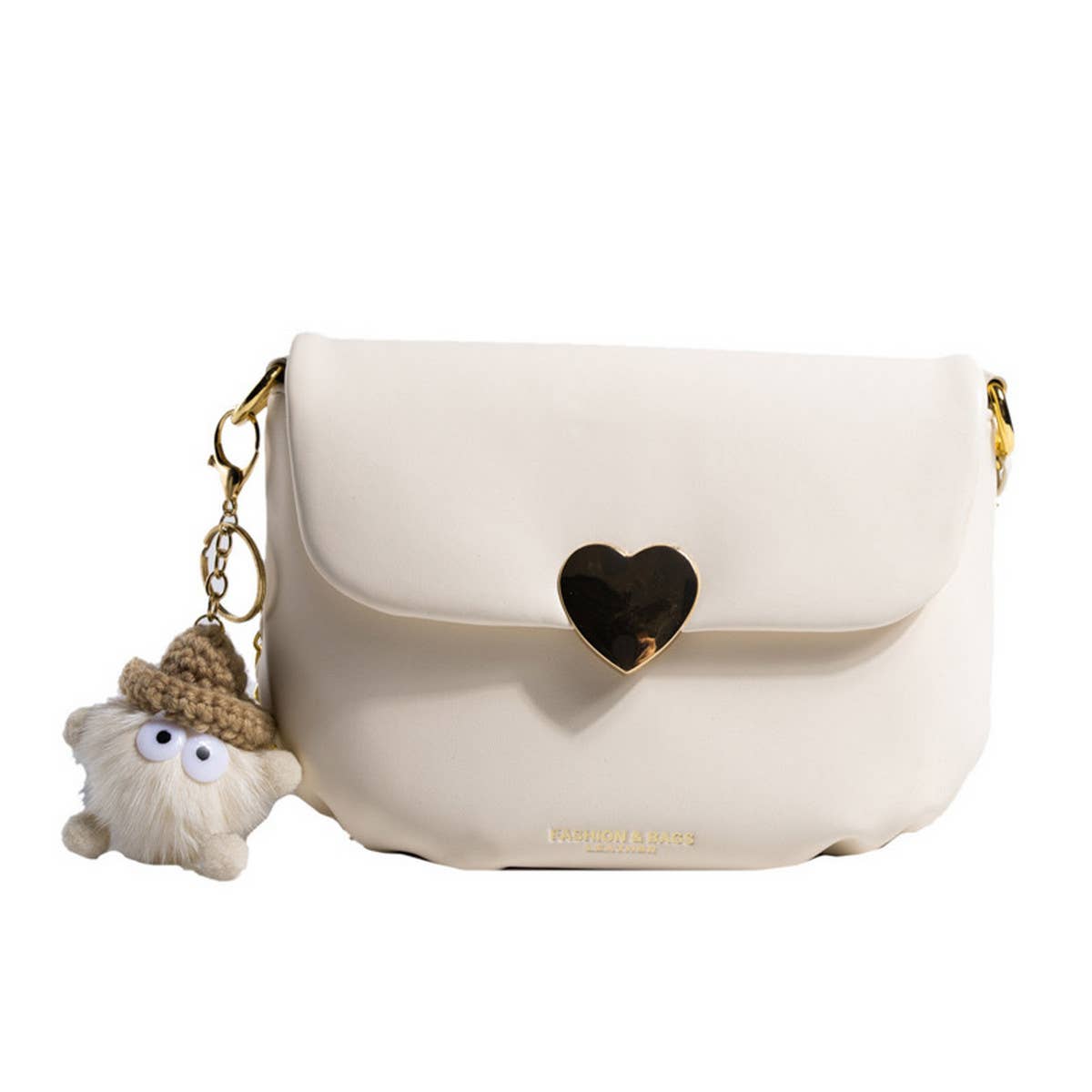 WOMEN CHAIN SMALL GOLD BALL SHOULDER BAG_CWAB1561