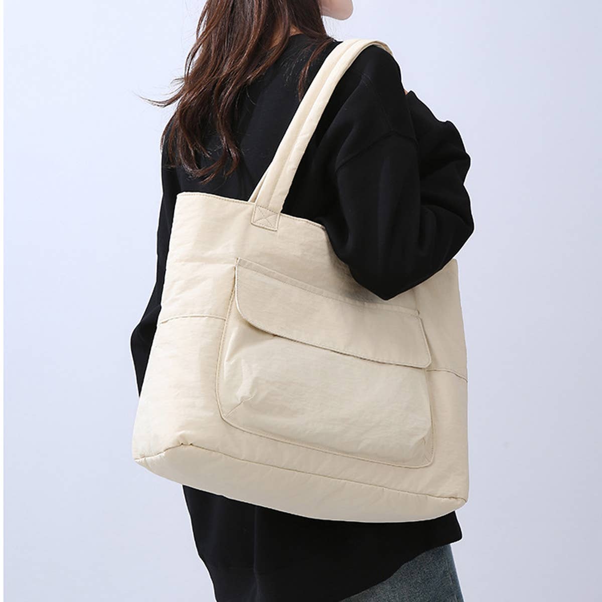 NEW RETRO CASUAL TRAVEL TOTE BAG_CWAB1760
