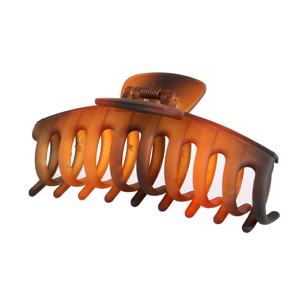 4.3" Matte PS Plastic Hair Claw Clip, Strong Hold_CWAHA0090