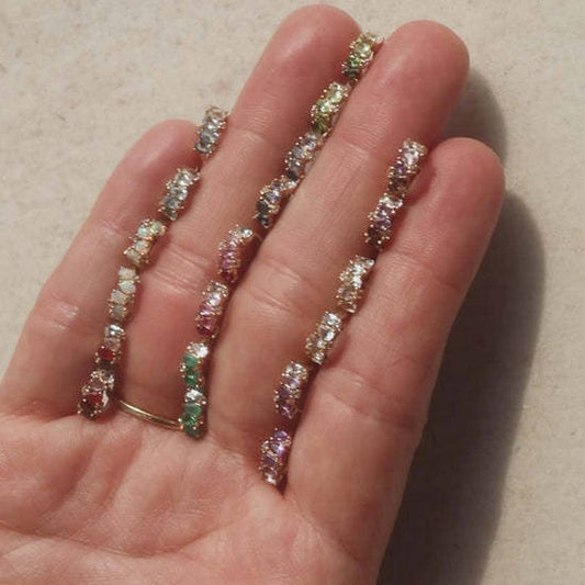 Colorfast Gradient Birthstone Stud Earrings