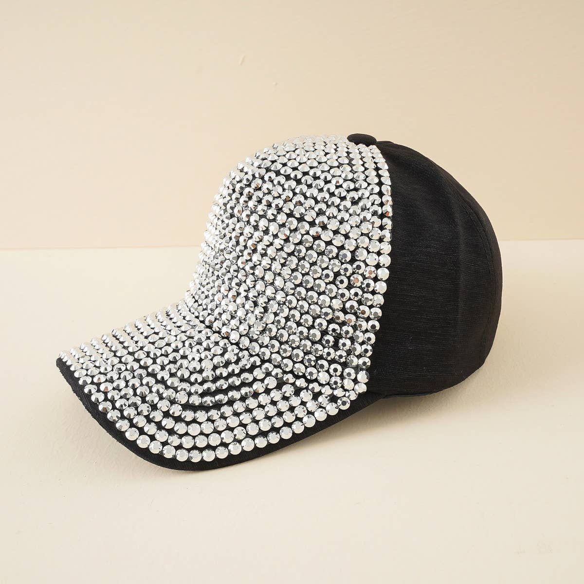 Rhinestone baseball cap, stylish and shiny CWAH1398