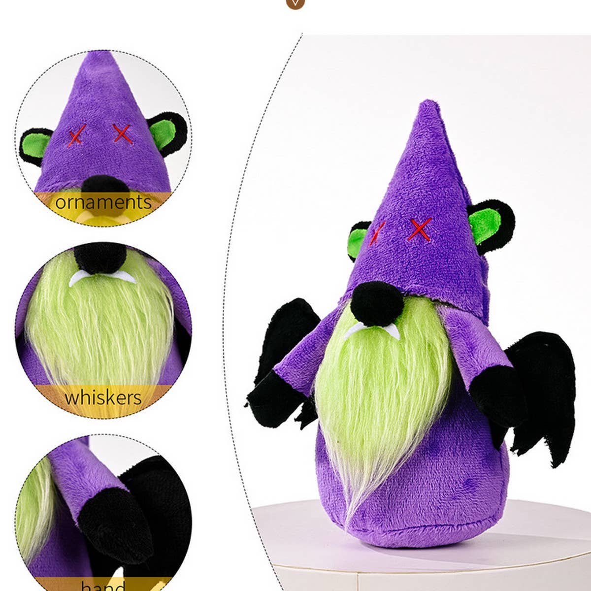 SIMPLE HALLOWEEN BAT ORNAMENTS_CWMM1777