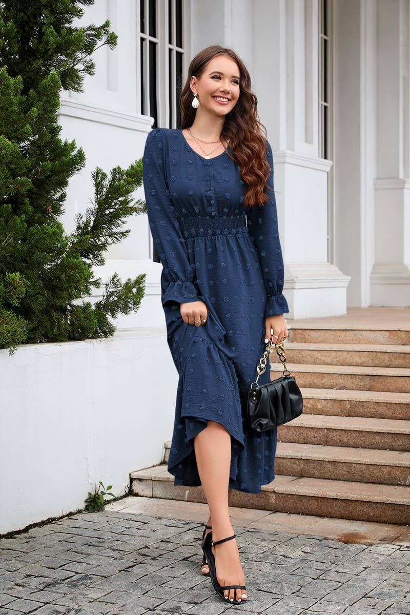 CWDMD4727_FRESH AND SWEET ALL-MATCH DRESS