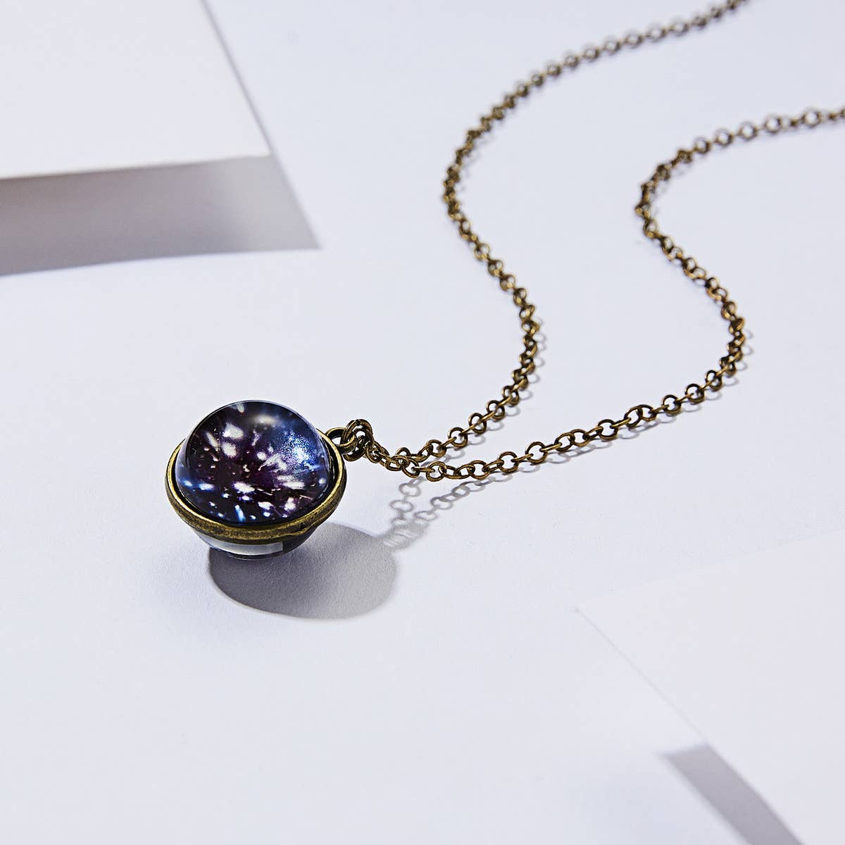 FASHION GALAXY UNIVERSE LUMINOUS NECKLACE_CWAJE2430