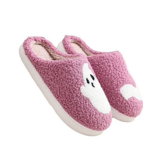 HALLOWEEN GHOST CUTE CARTOON COTTON SLIPPERS