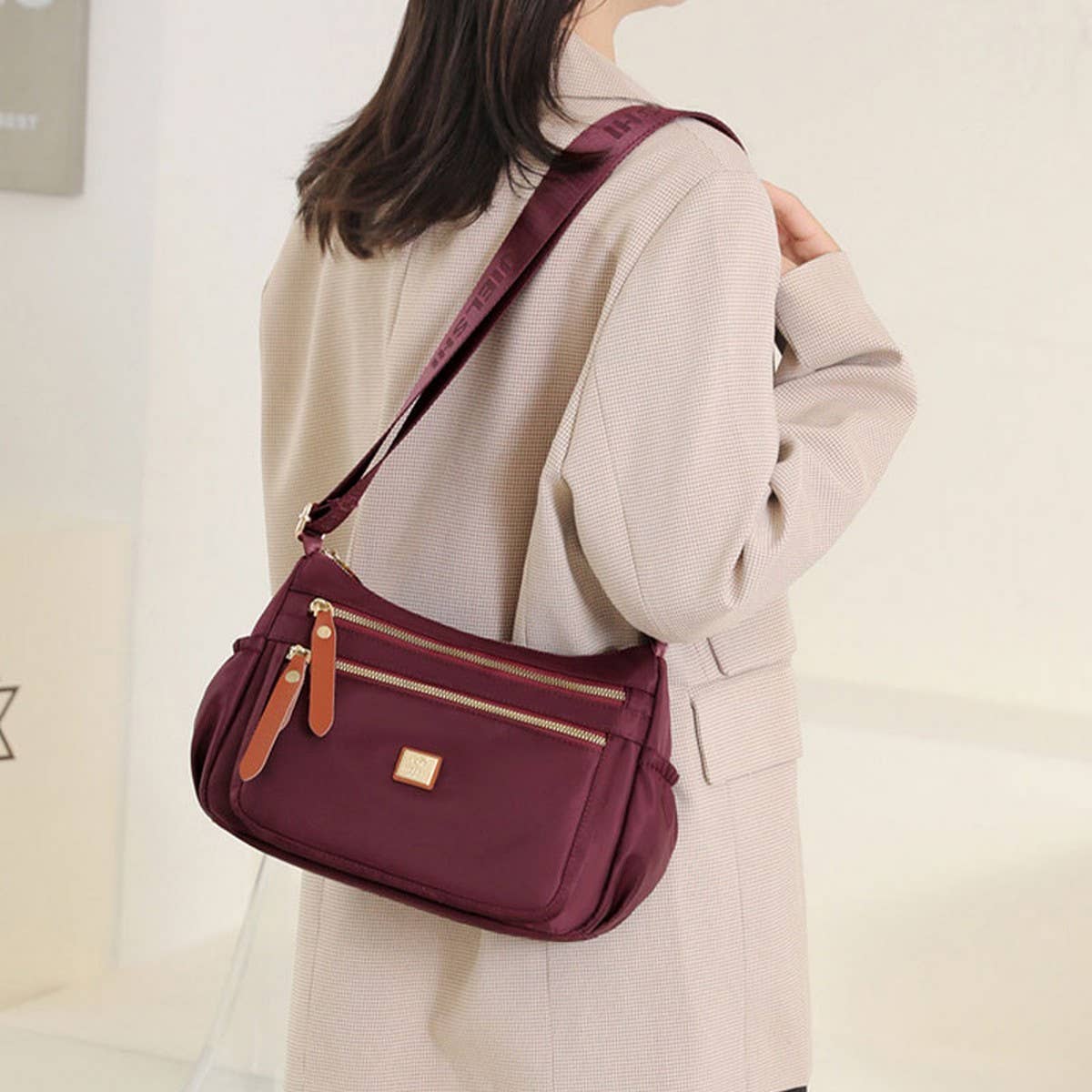 NEW OXFORD CANVAS TRAVEL SHOULDER BAG