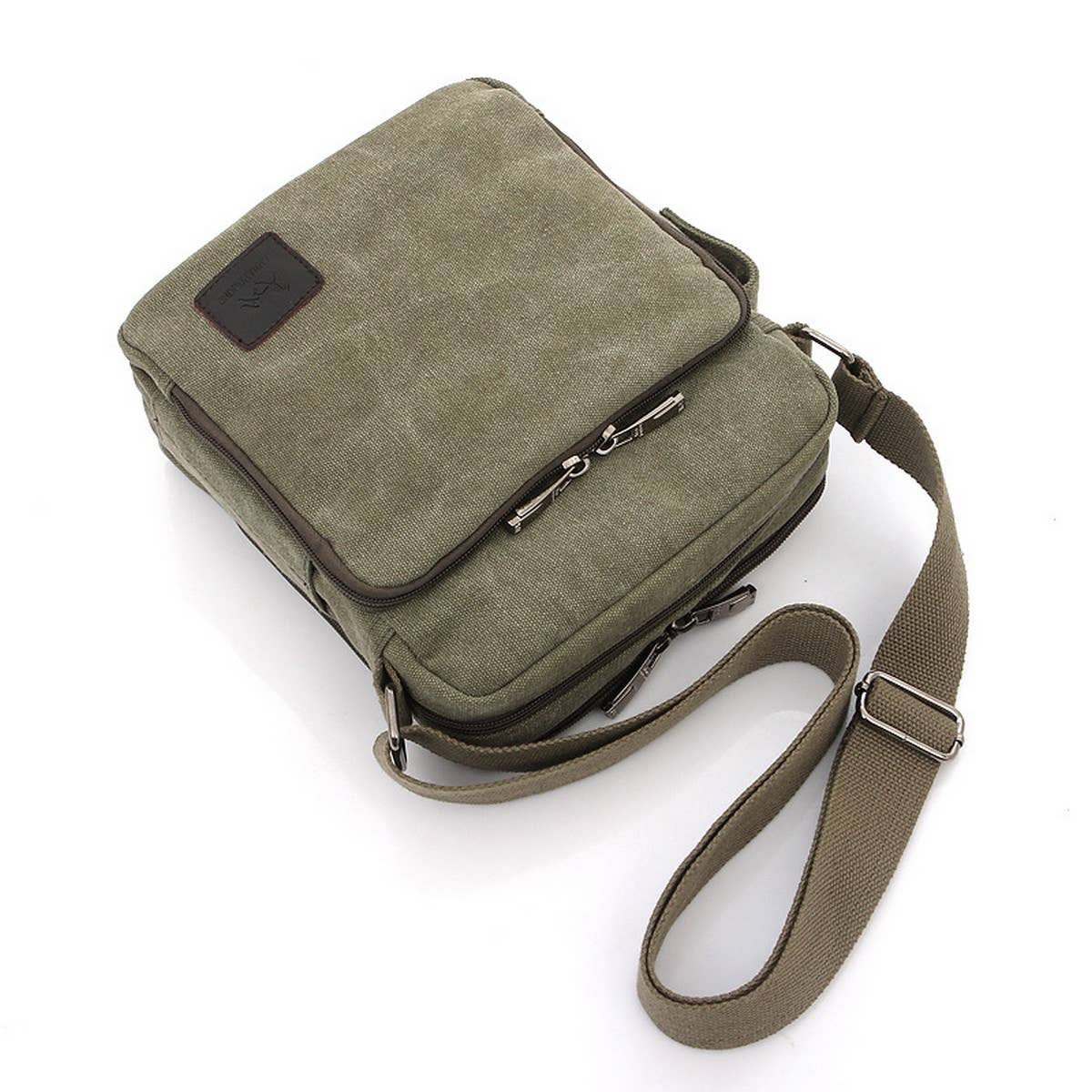 SIMPLE LEISURE TRAVEL CANVAS BAG SHOULDER BAG_CWAB1272