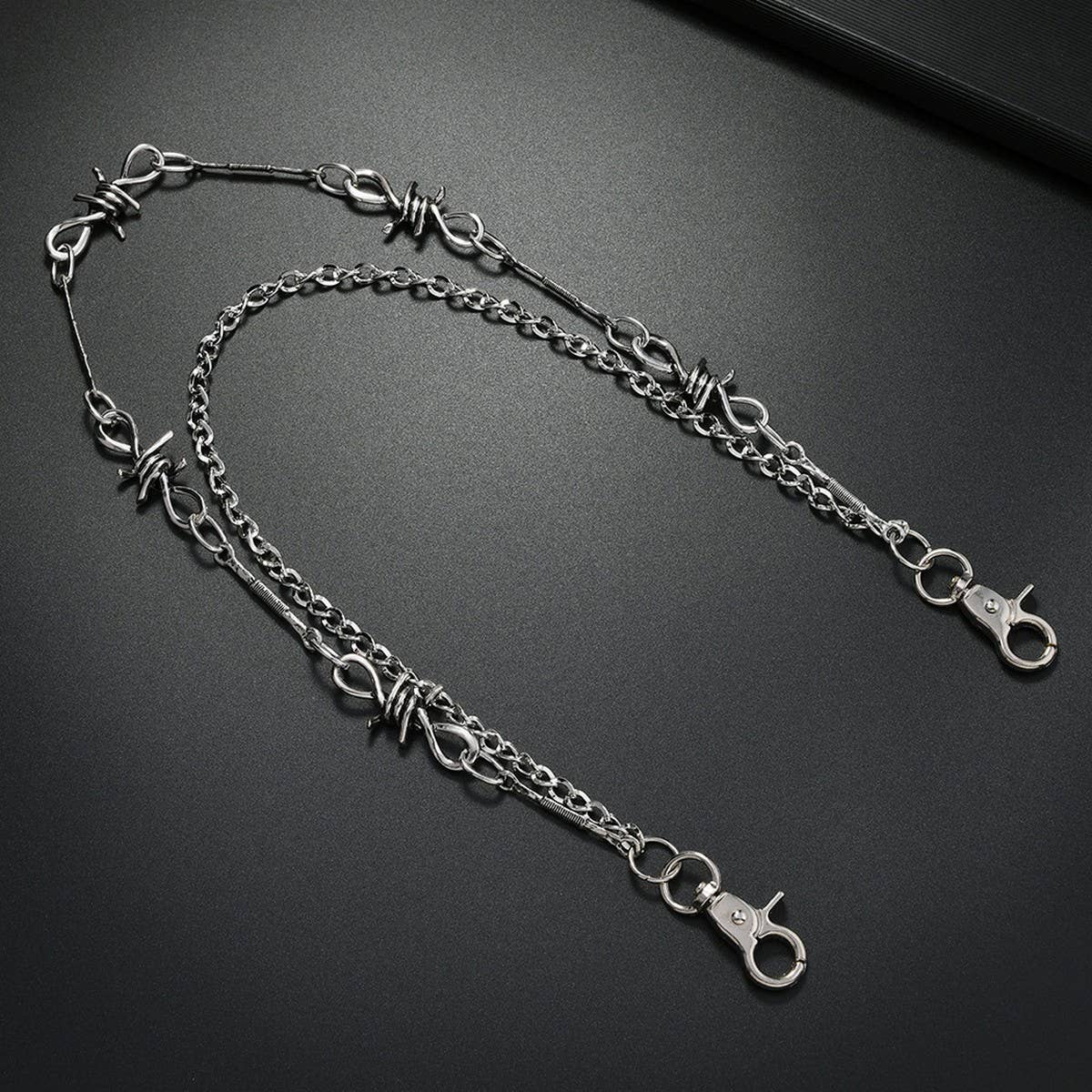 COOL PUNK STYLE MULTI-LAYERED SPIKED PANTS CHAIN