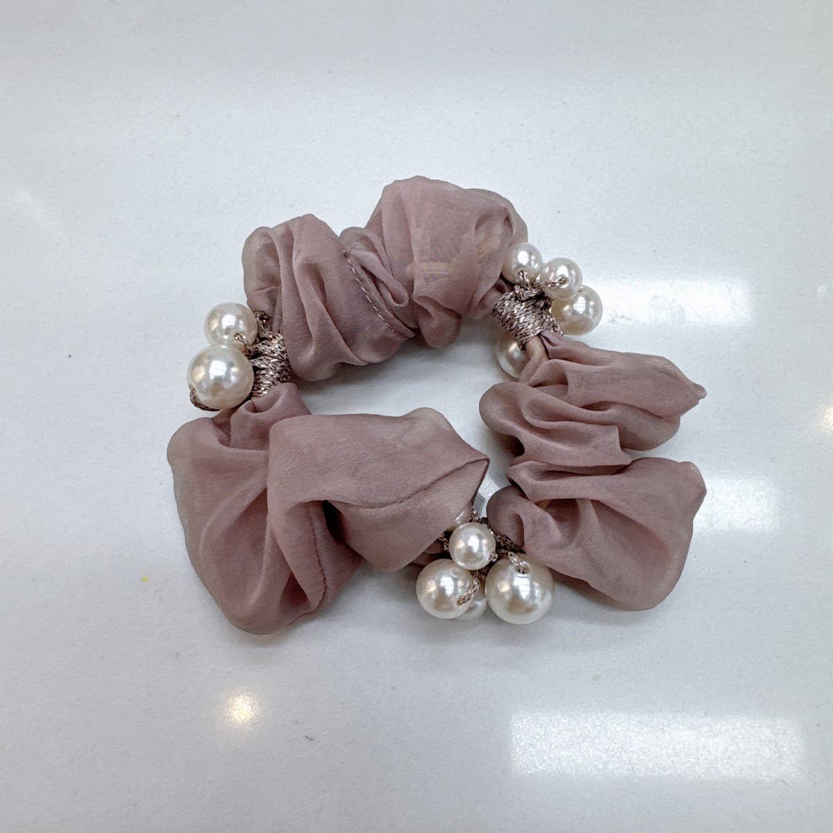 Elegant Pearl Hair Tie Cute Ponytail Holder