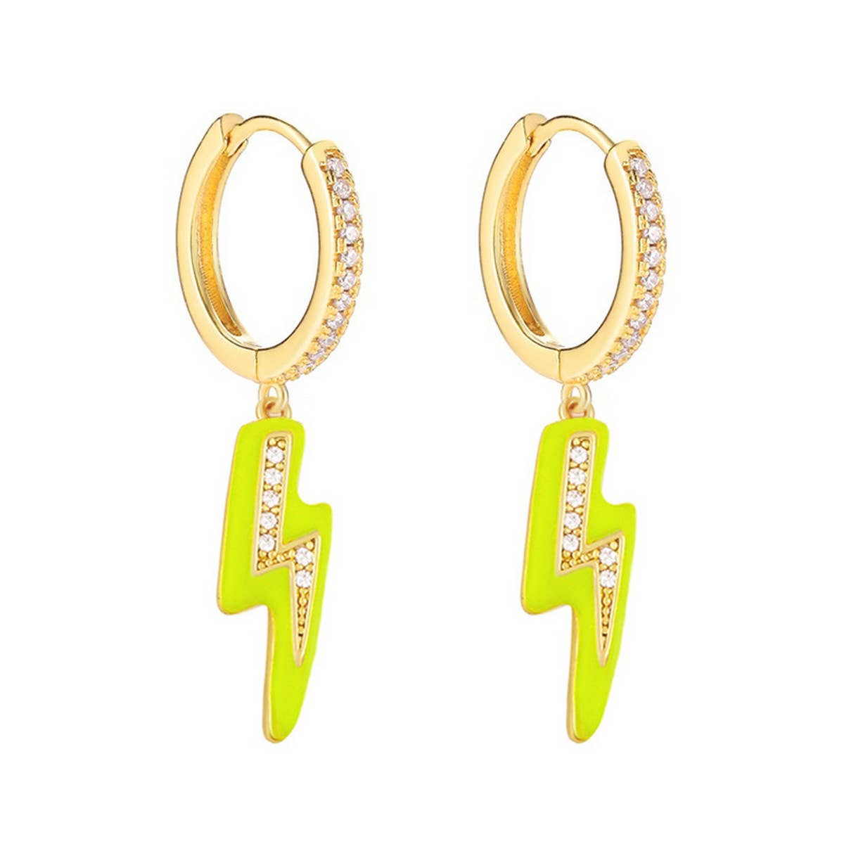 COLORFUL LIGHTNING PERSONALITY VERSATILE EARRINGS