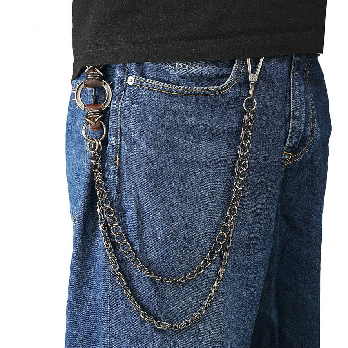 DARK ALL-MATCH TRENDY ALLOY TROUSER CHAIN