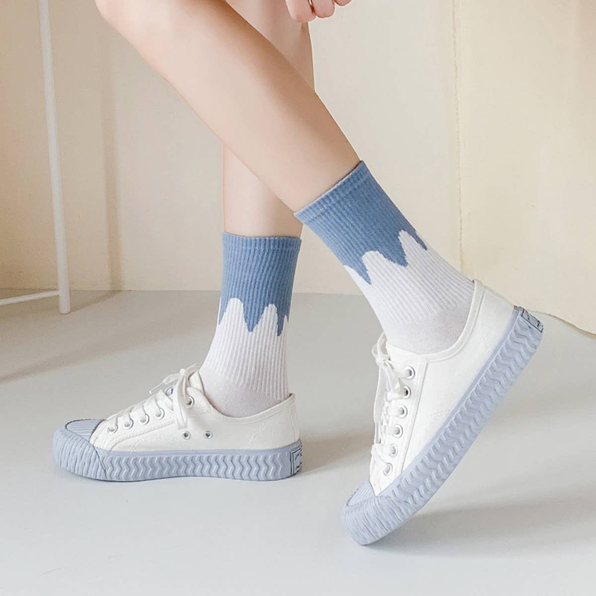 NEW BREATHABLE JACQUARD SOCKS