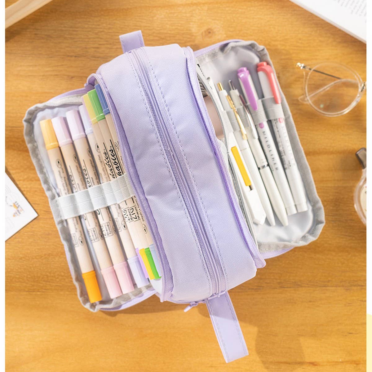 SIMPLE DOUBLE-LAYER MULTIFUNCTIONAL PENCIL CASE_CWMM1968