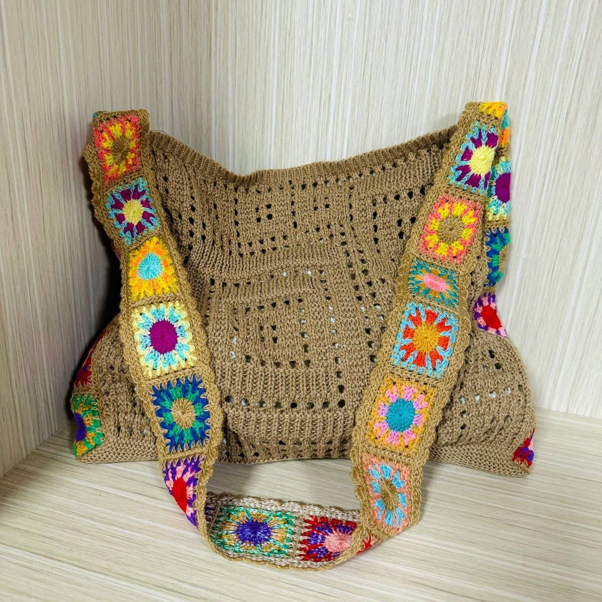 CWAB5055_FASHION KNITTED WOVEN BAG SHOULDER BAG