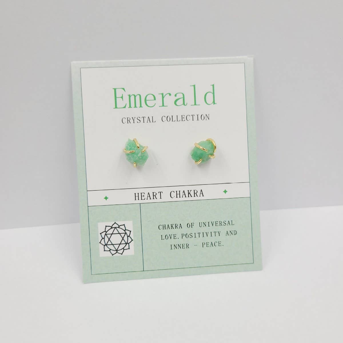 NATURAL STONE FOUR CLAW EARRINGS