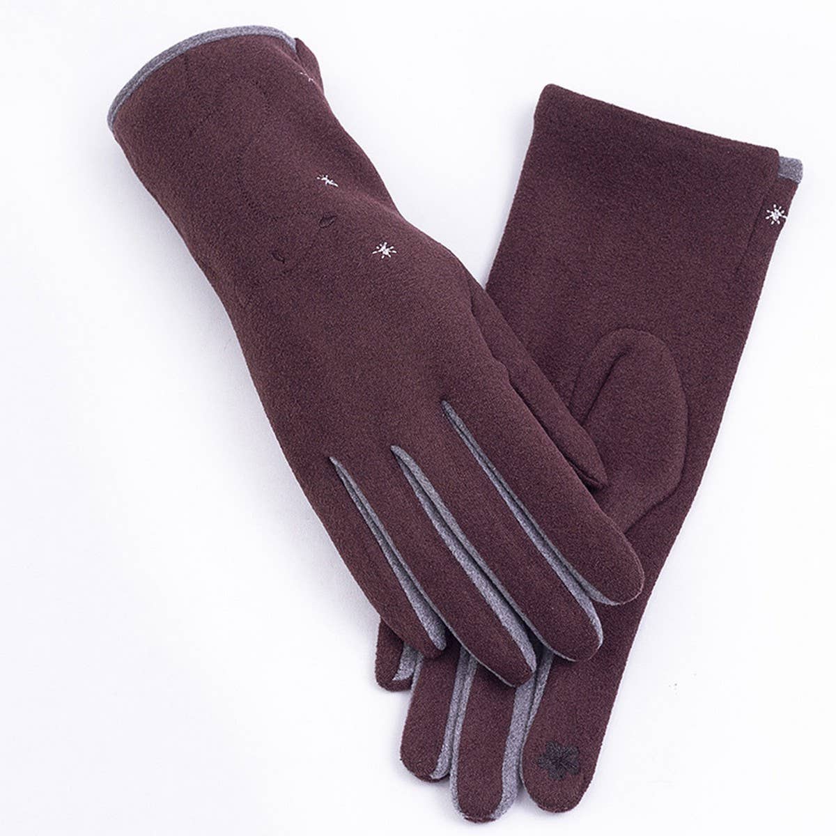 AUTUMN AND WINTER CUTE LADIES VELVET GLOVES_CWMM1543