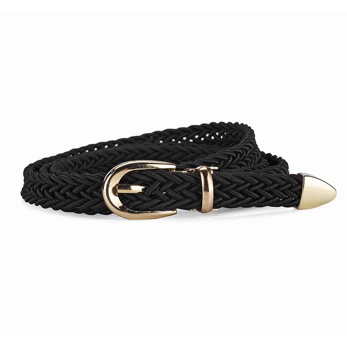 WOMEN BRAIDED PIN BUCKLE DETACHABLE BELT_CWABE0361