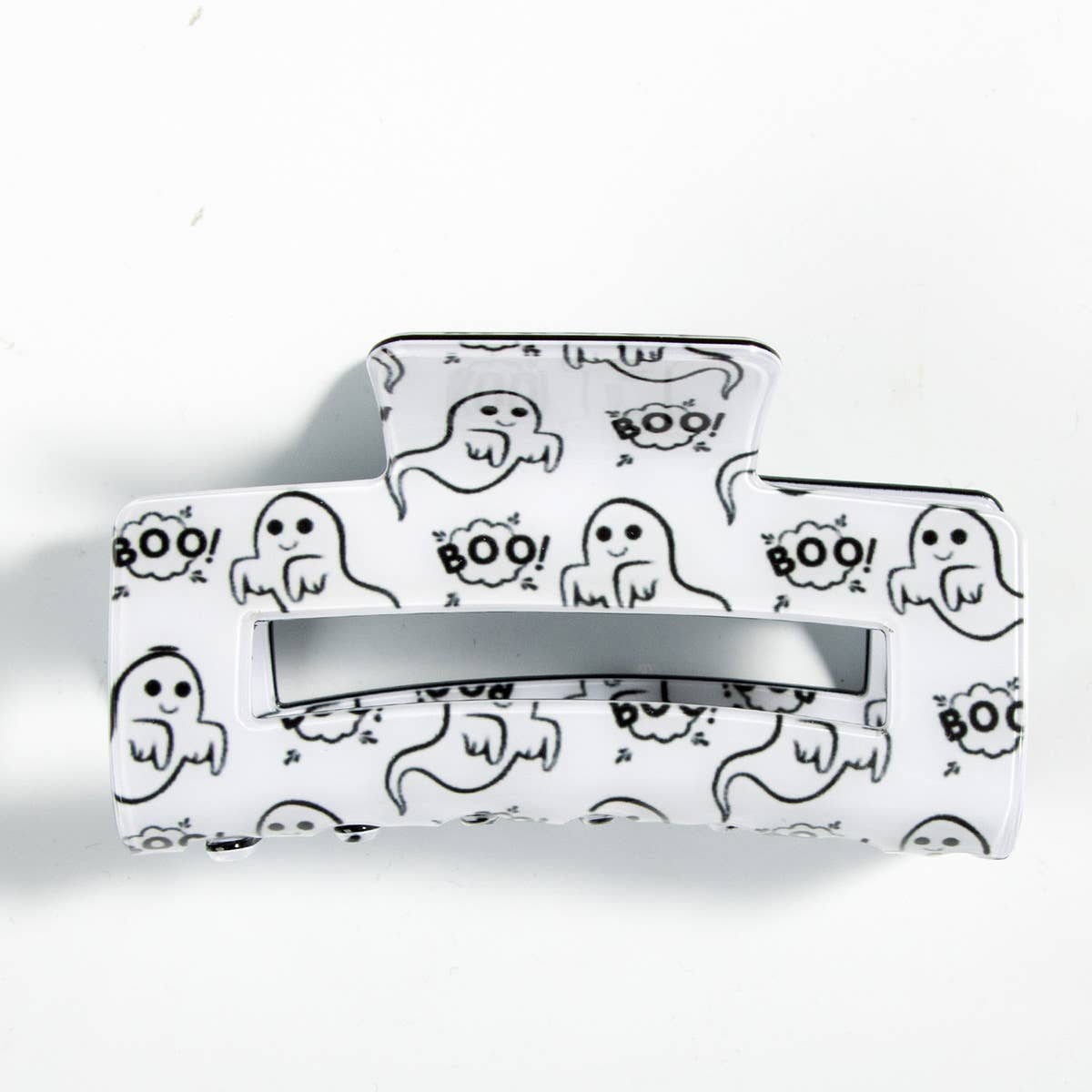 Halloween Spiderweb Hair Claw - Ghost Pumpkin Clip_CWAHA1447