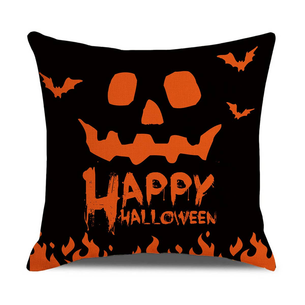 FUNNY LETTER PRINT HALLOWEEN PILLOWCASE