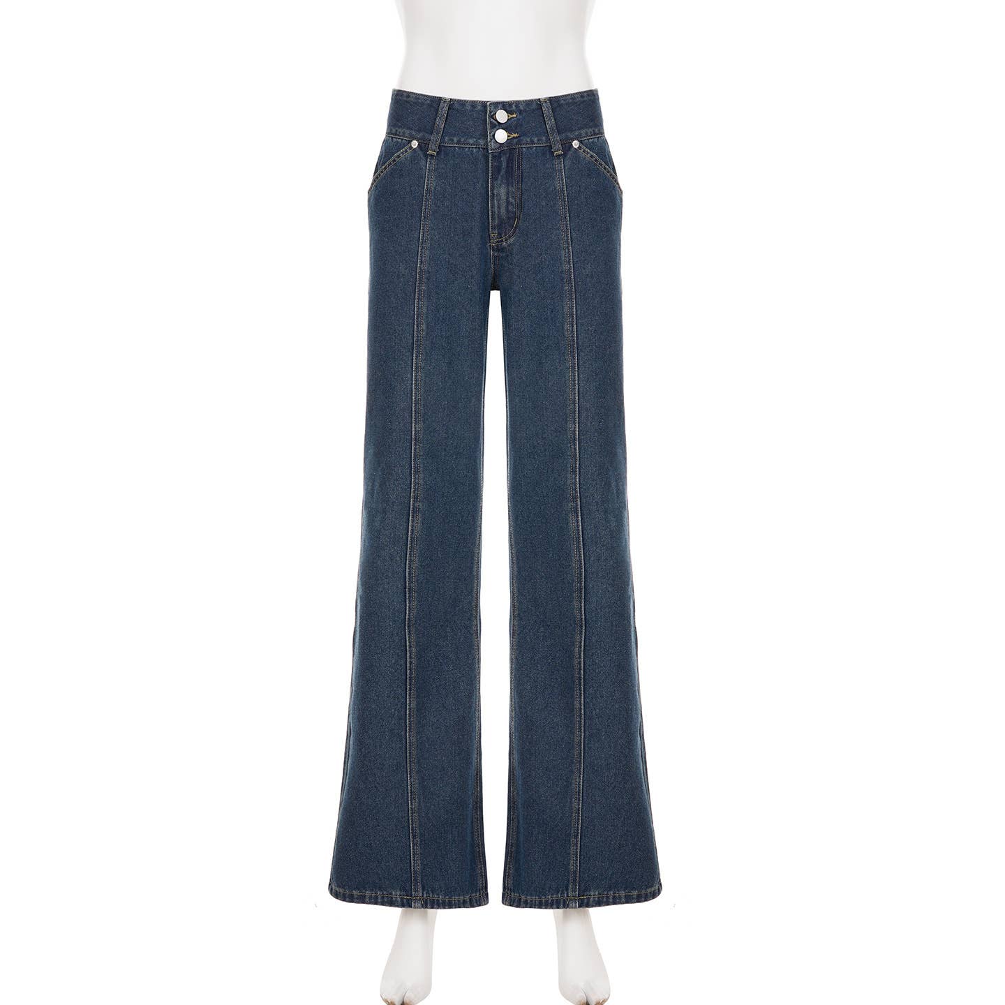 Low-waisted slightly flared jeans,casual jeans