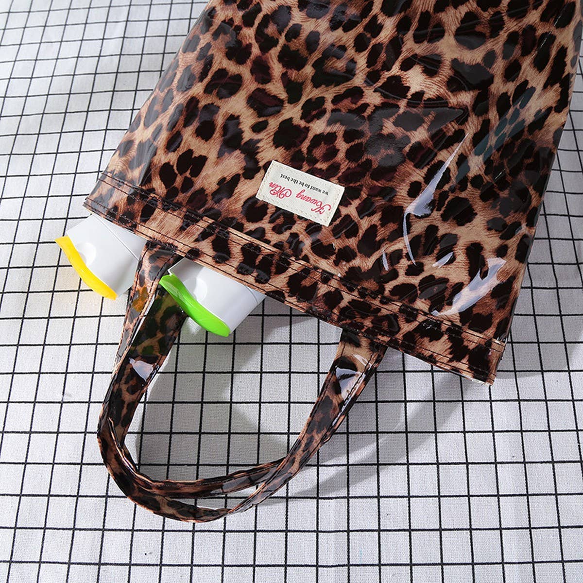 MINIMALIST LEOPARD PRINT PORTABLE STORAGE BAG_CWAB1734