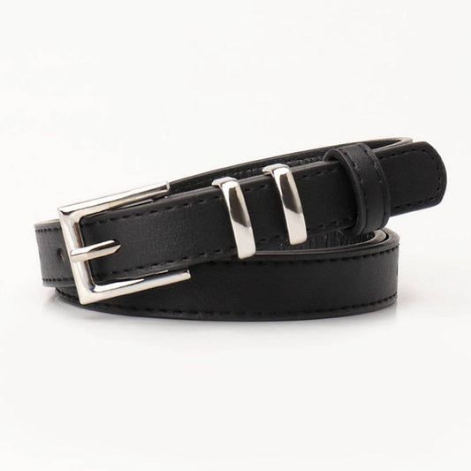 Fashionable versatile and simple button-down belt