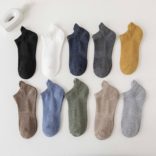 CWMS2452_NEW ARRIVAL HEEL MEN'S CREW SOCKS