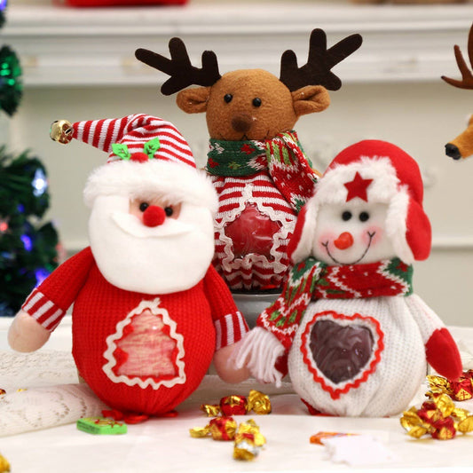 CWMM1753_Christmas Printed Tote Bag Apple Candy Gift Bag