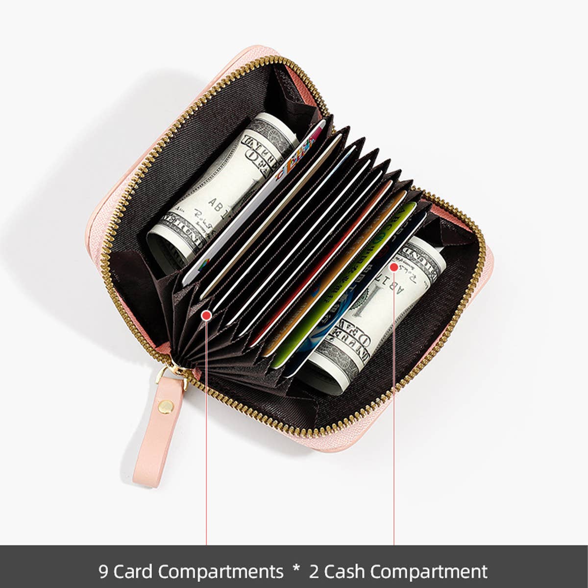 CUTE PRINTED MINI ZIPPER WALLET_CWAB1623