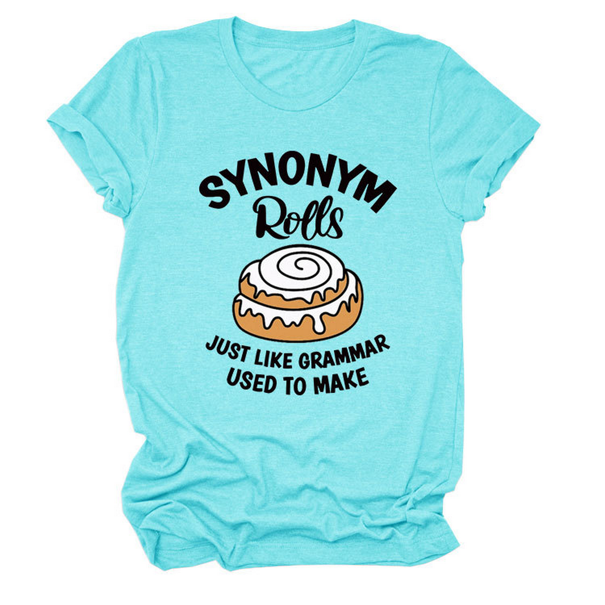 Loose Fit Women¡¯s T-Shirt with Cute Graphic